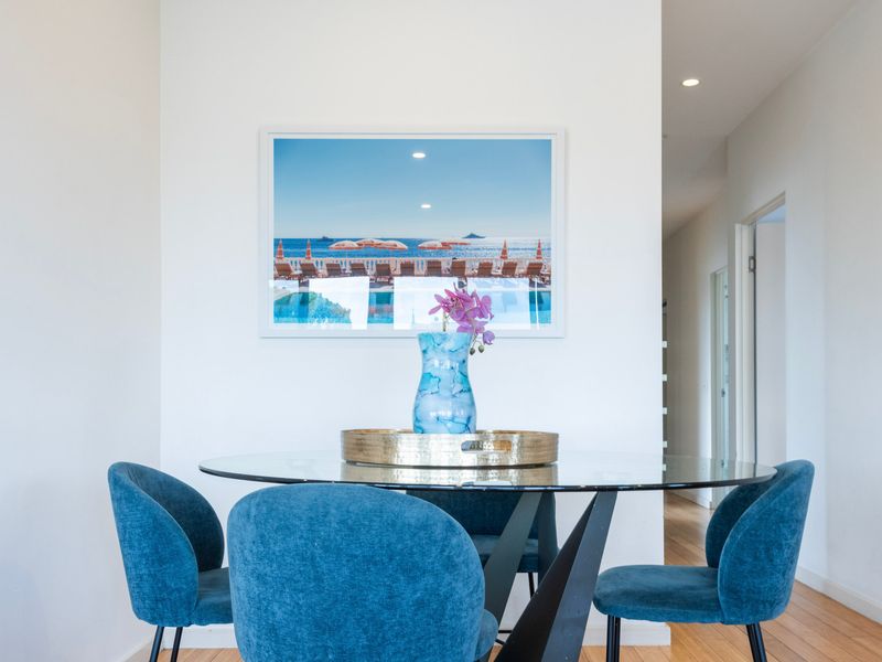 Welcoming dining space for meals, morning coffee, or planning the day ahead.