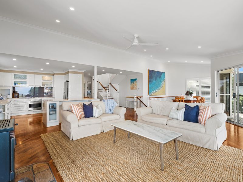 Living area with open plan feel