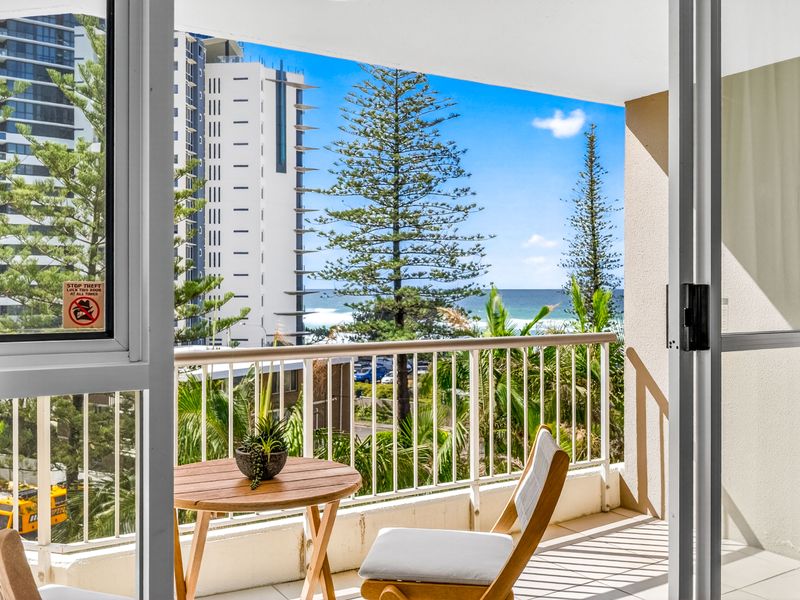 Morning coffee with a sea breeze on this private balcony