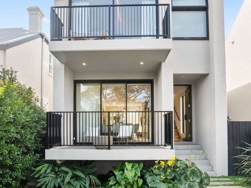 Multi-level layout offering separation of living and sleeping areas for privacy
