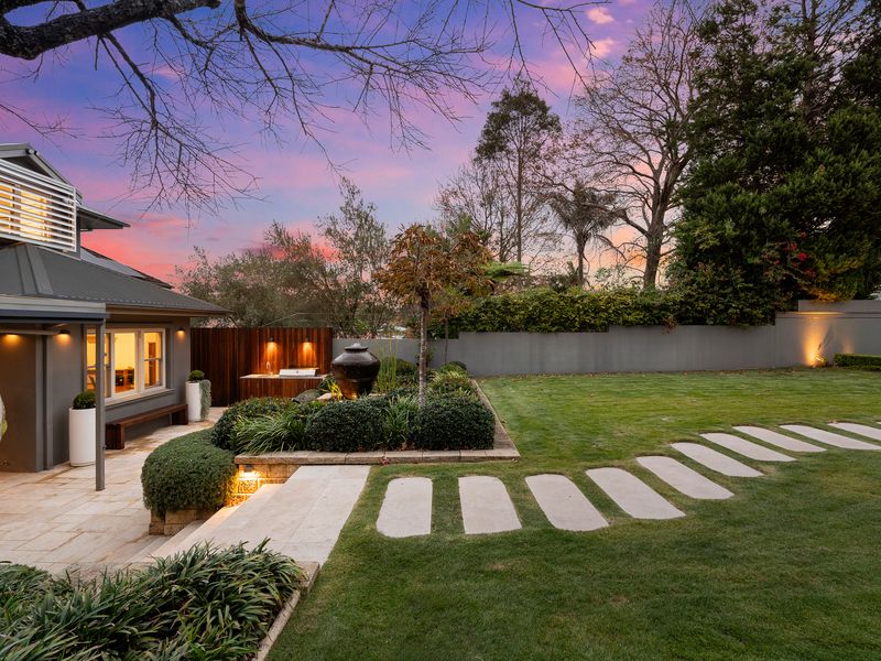 Landscaped gardens with timeless elegance