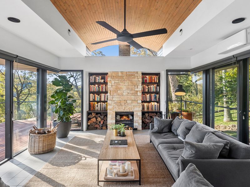 Warm interiors with views to match