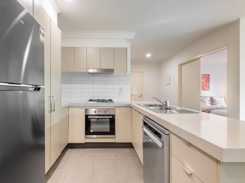 Fully equipped kitchen with ample bench space for home cooking