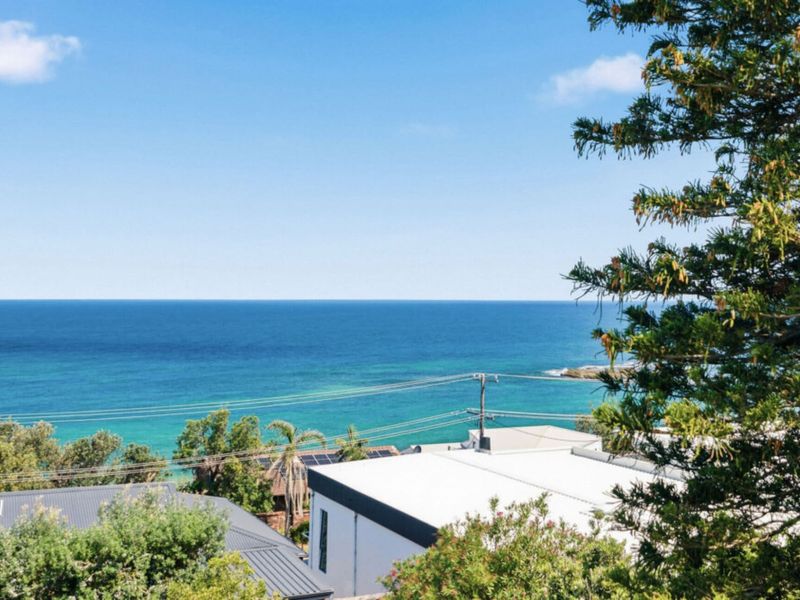 Panoramic coastal views from the property.