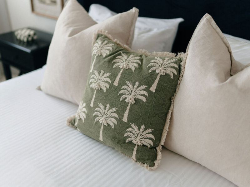 A tranquil bedroom designed for coastal vibe