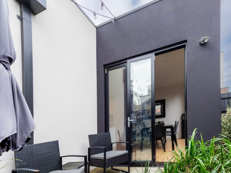 Enjoy your own private outdoor space for fresh air and quiet moments