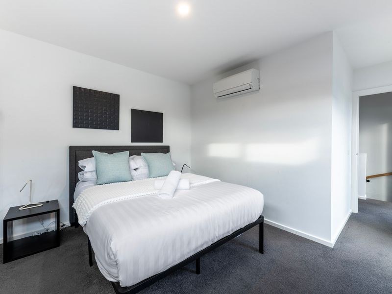 Enjoy hotel-quality bedding for a relaxing and restful stay.