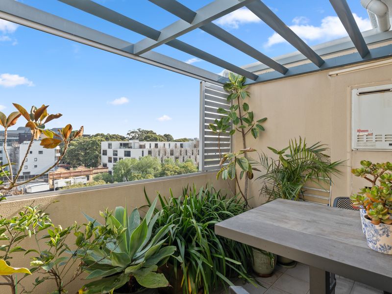 Enjoy elevated views and fresh air from the rooftop-style terrace overlooking the surrounding neighbourhood.