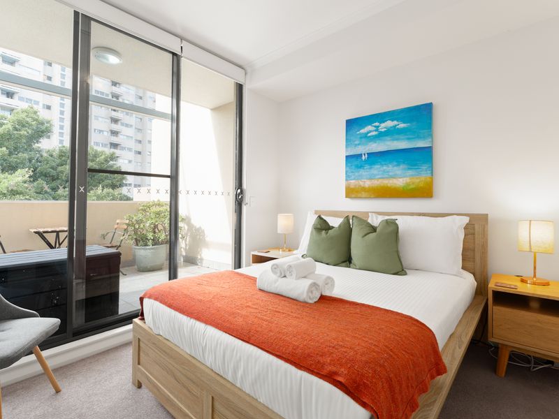 Wake up refreshed in a cosy bedroom filled with natural light and stylish décor.
