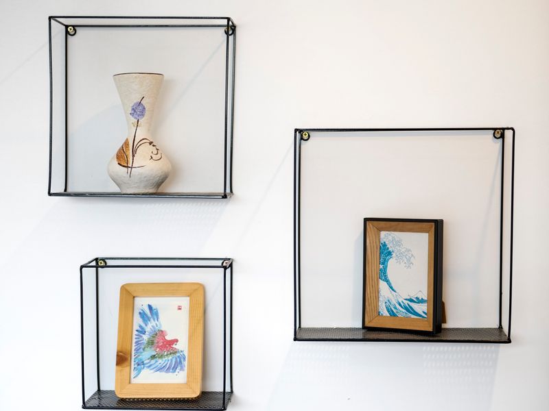 Artistic touches throughout the home add character and a welcoming sense of style.