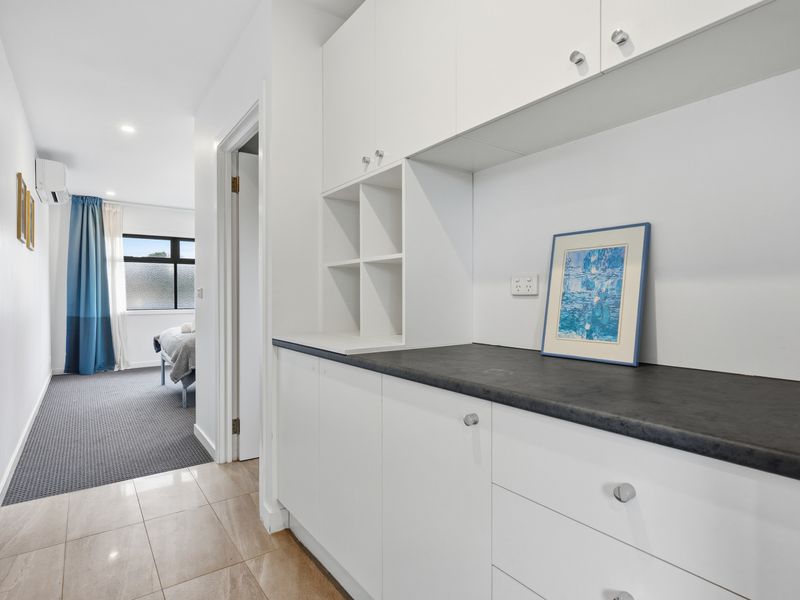 Built-in shelving and generous storage help make longer stays feel just like home.