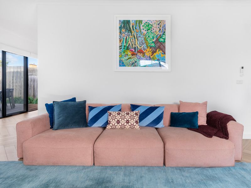 Another comfortable lounge area provides plenty of room for everyone to unwind.