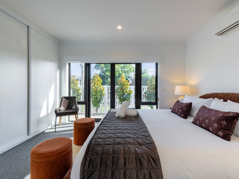 Step outside onto the private balcony and enjoy your own peaceful outdoor space.