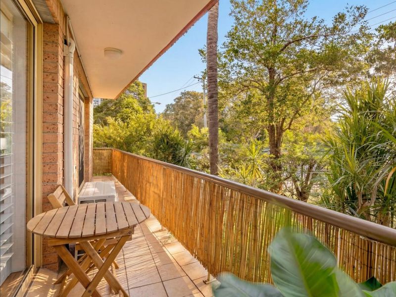 Enjoy your morning coffee or evening wine on the private balcony surrounded by leafy views.
