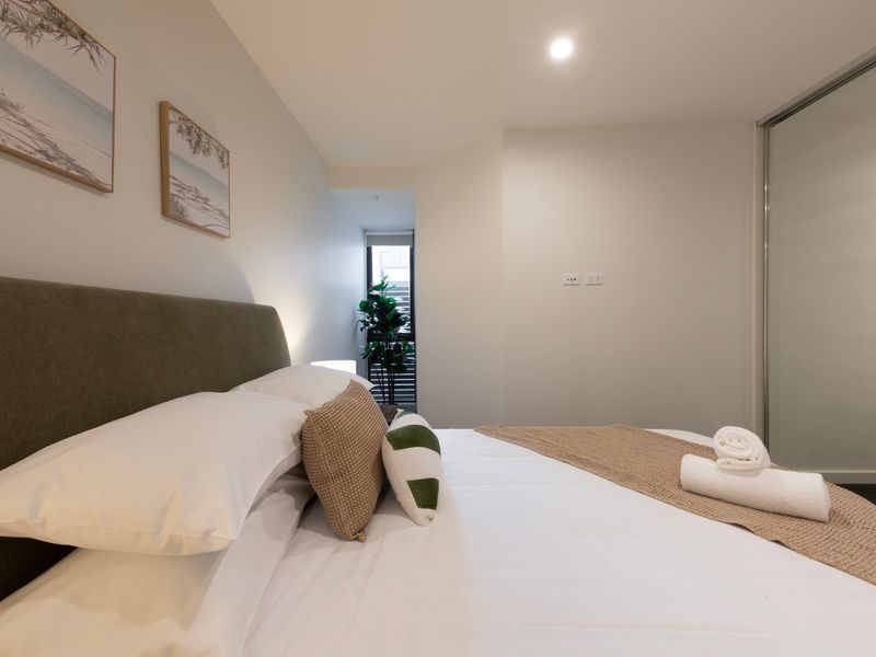Enjoy a comfortable night's sleep in this thoughtfully furnished guest bedroom.