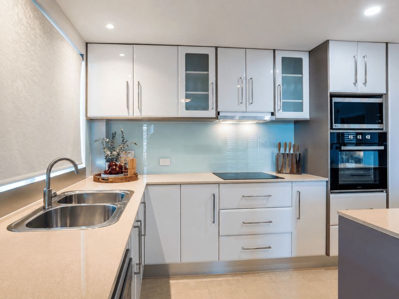 Fully equipped kitchen with everything you need for home cooking.