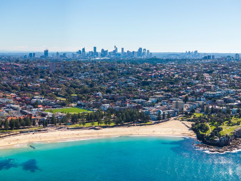 Take in spectacular aerial views across the coastline and surrounding suburbs.