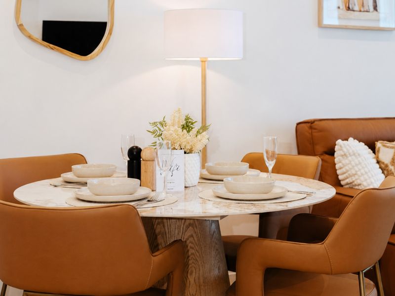 Intimate dining area for memorable meals together.