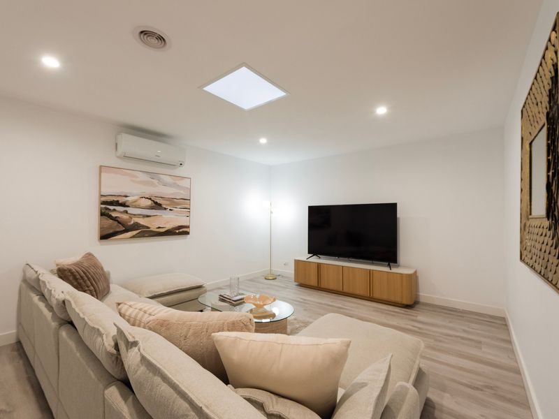 Relax in the comfortable living room after a day exploring Melbourne.