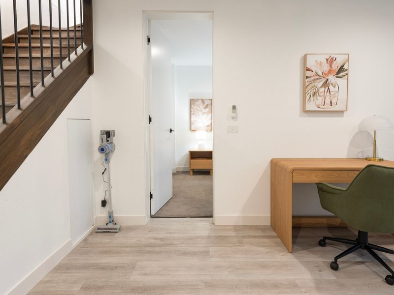 Bright entrance with easy access across all three levels.