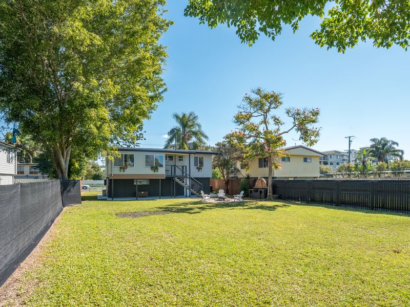Expansive backyard with plenty of space for outdoor fun and relaxation.