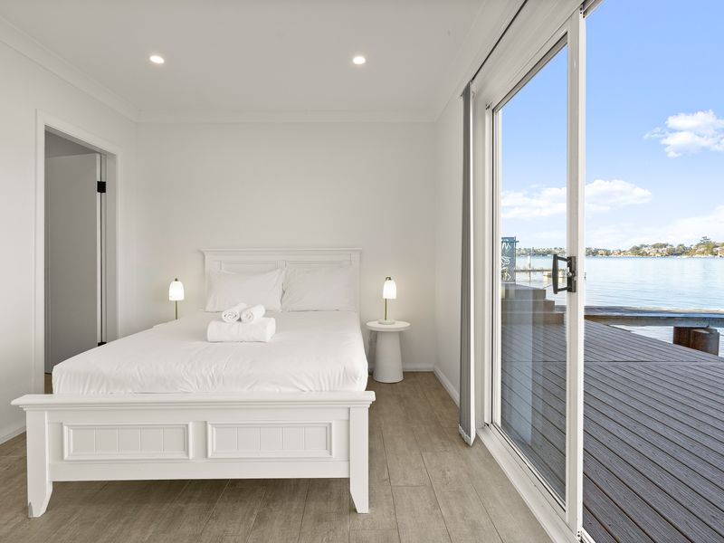 Wake up to peaceful water views