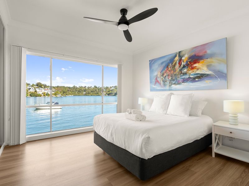 Wake up to tranquil water views