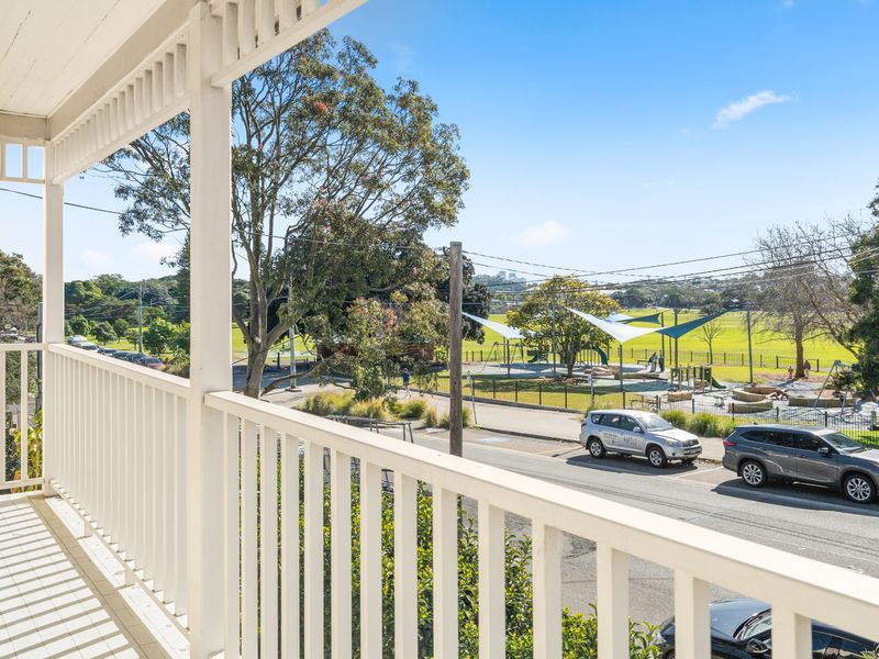 Relax on the balcony while overlooking the nearby parklands.