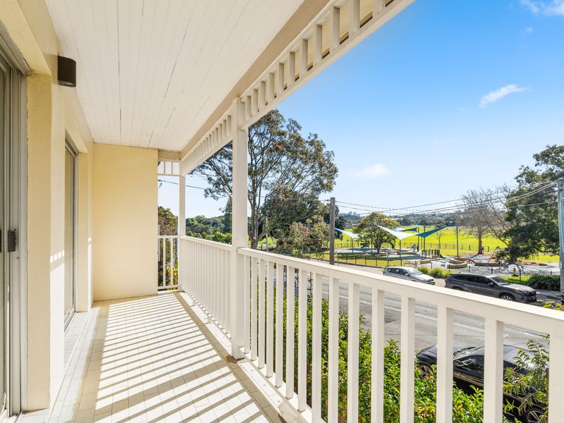 Enjoy peaceful park views from the private wraparound balcony.