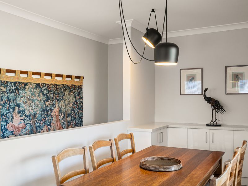 Dedicated dining space perfect for family meals or board game nights.