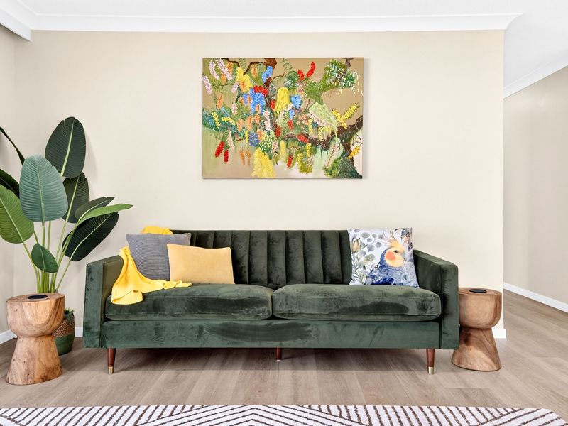 Relax in the stylish lounge with plush furnishings