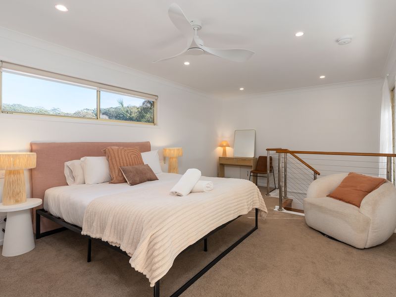 Spacious master retreat with king bed and plenty of natural light