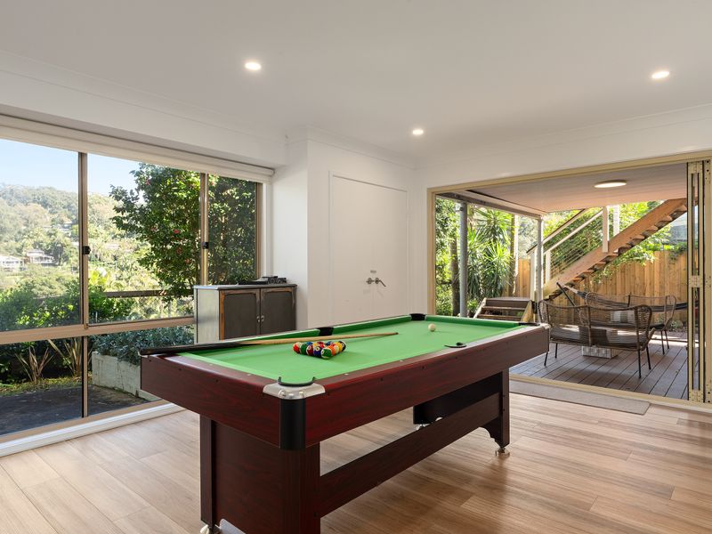 Challenge the family to a game of pool in the light-filled games area