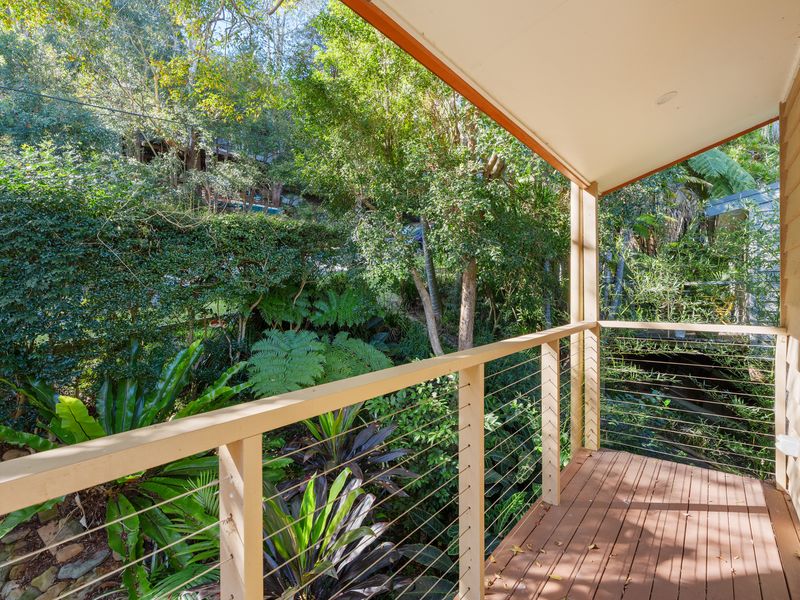 Private balcony overlooking the surrounding tropical gardens