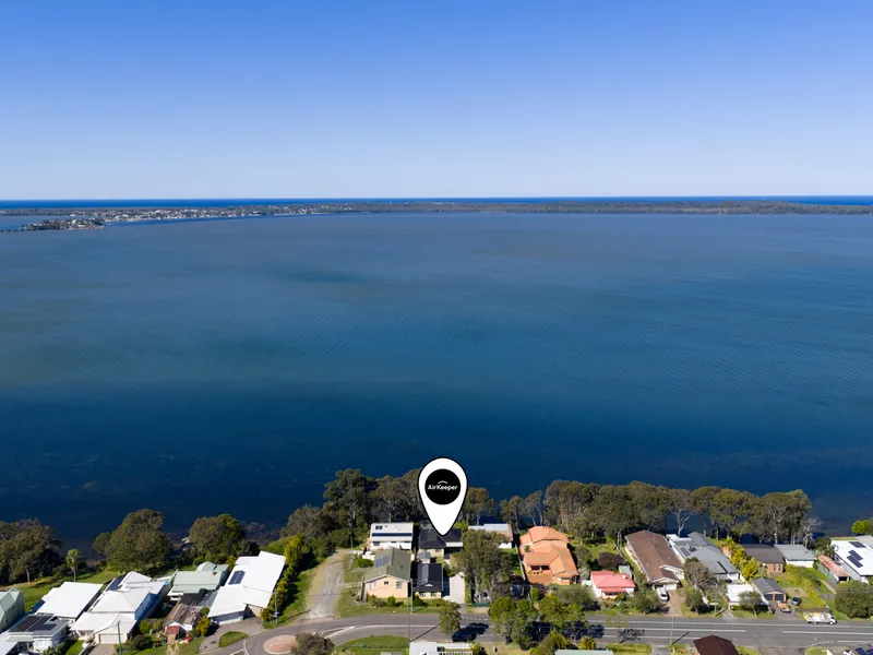 Take in the beautiful waterfront setting and surrounding landscape from above.