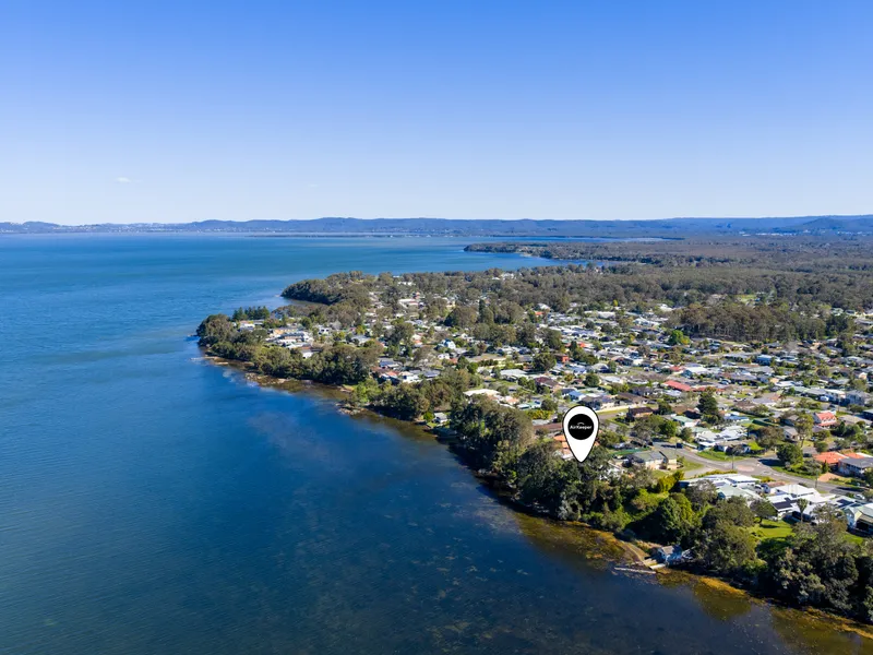 Take in the beautiful waterfront setting and surrounding landscape from above.