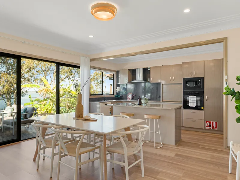 Enjoy relaxed meals together around the dining table, with a comfortable setting for sharing good food and conversation.