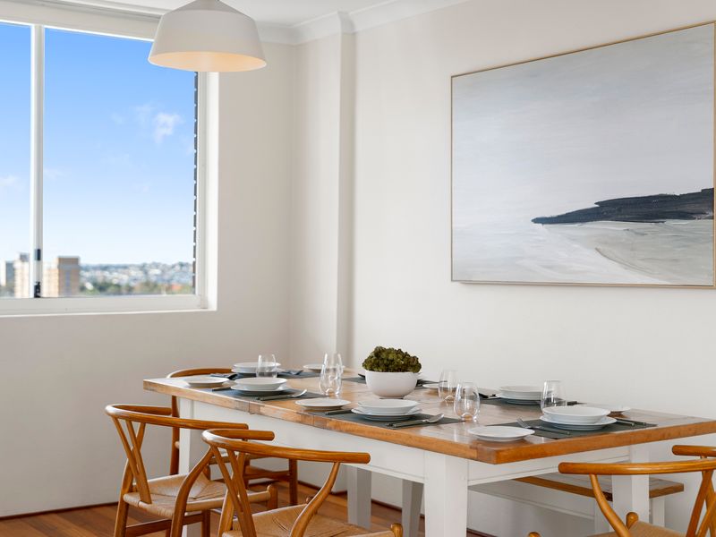 Modern style with a warm, welcoming vibe.