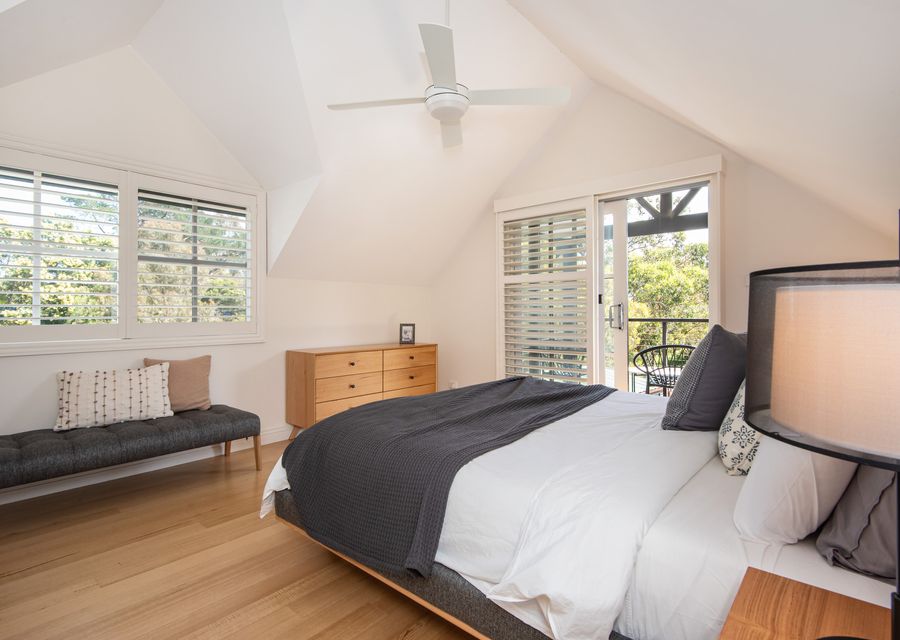 Bedroom 3 - Master Bedroom with Balcony overlooking Pool and Park