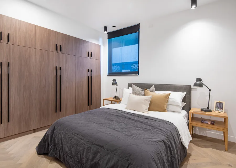 Downstairs bedroom with Queen bed