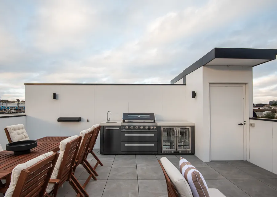 Roof top with BBQ
