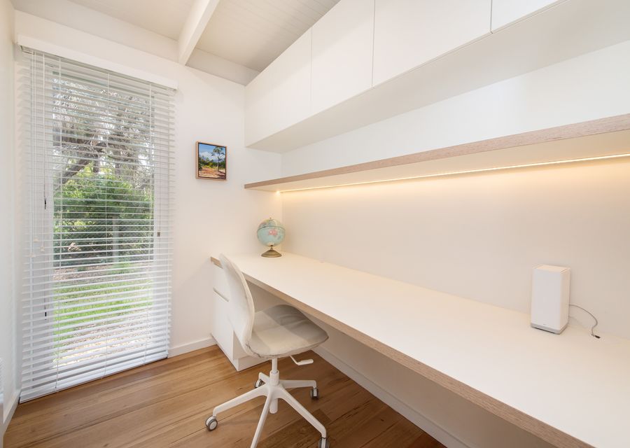 Step into our dedicated workspace, where productivity meets comfort in a setting designed to inspire  you.