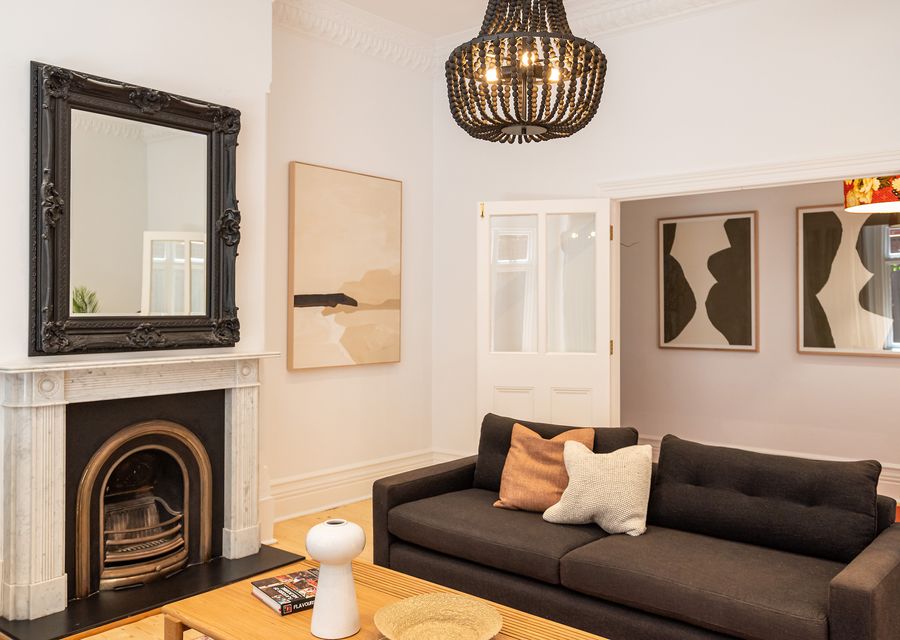 Main living space offering great comfort with decorative fireplace