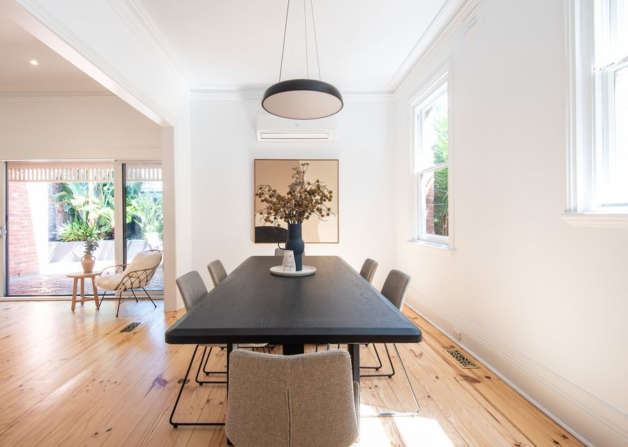 Spacious dining space