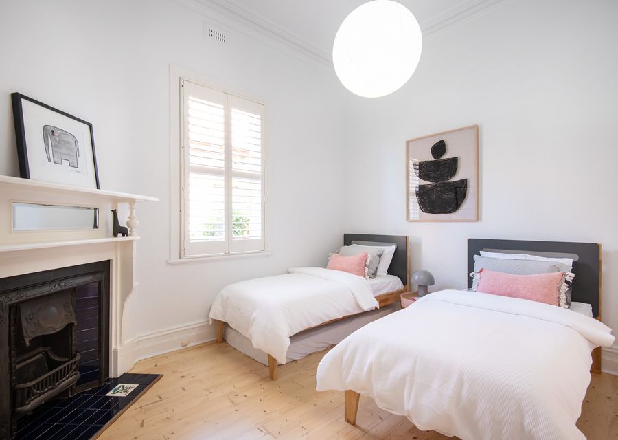 Bedroom 3 two single bed plus trundle mattress.