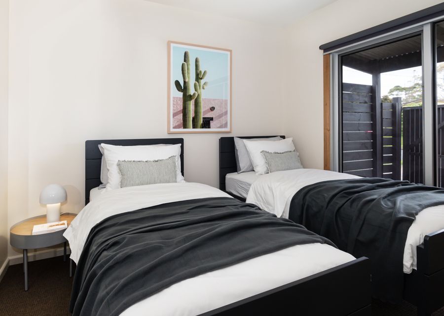 Front house second bedroom with two singles 