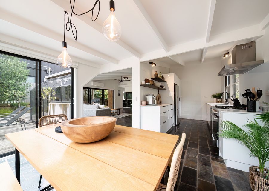 Modern fully equipped kitchen 