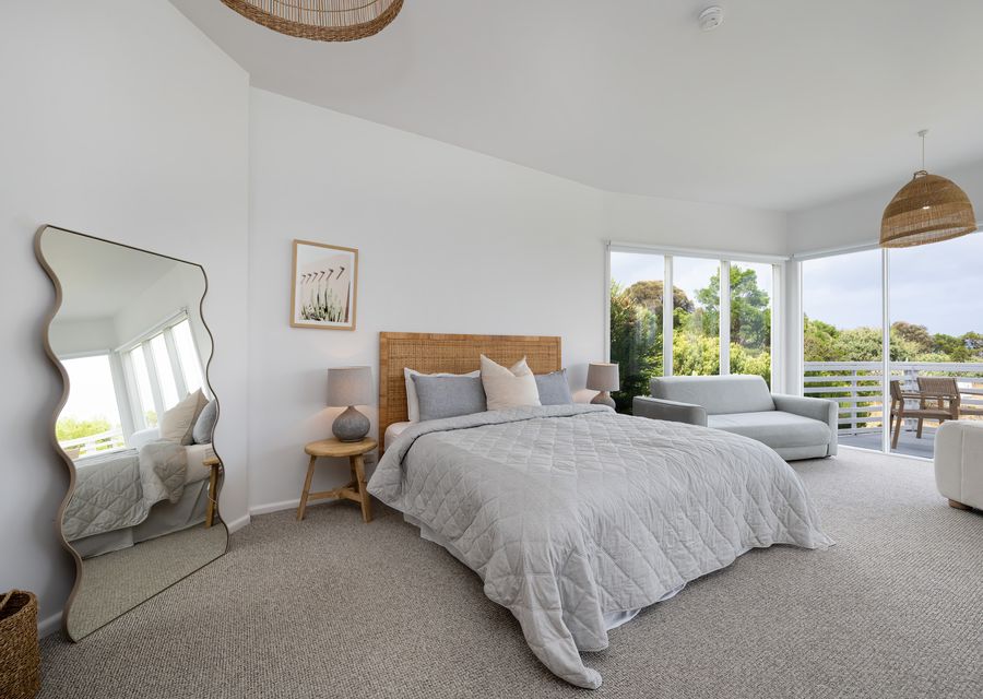 Bedroom three with King bed and good quality queen fold out couch - Sleeping four 