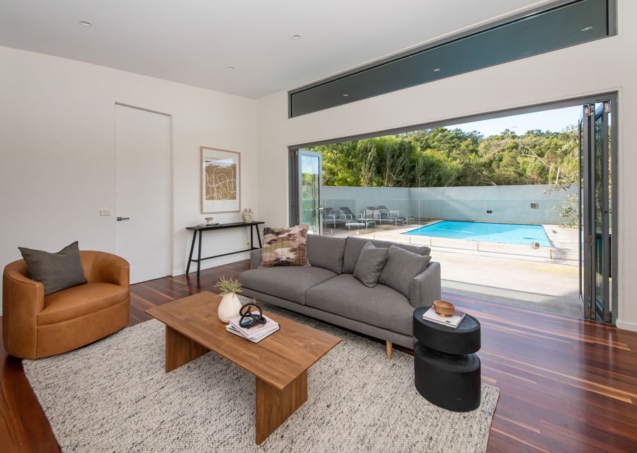 2nd Living with view to pool