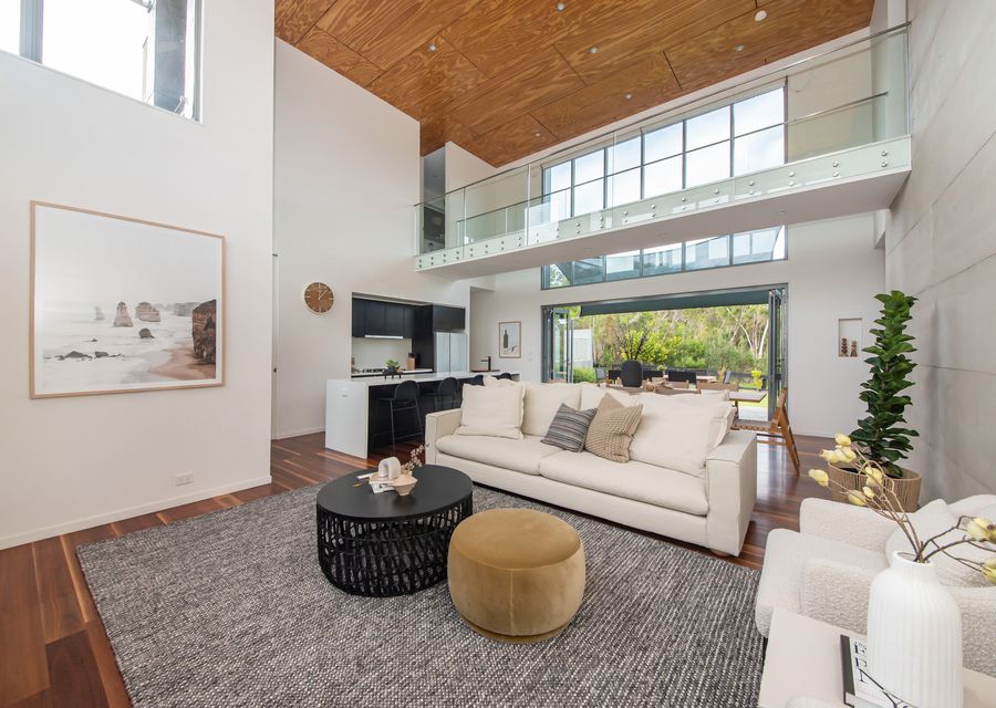 Lounge Room with Large Smart TV